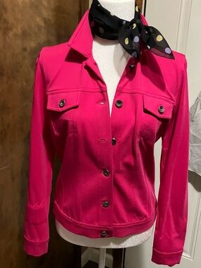 MVP of your closet- Fuchsia Jacket Xxs but the Stretchy Fit feels like size3-4